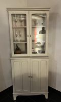 LOMMARP Schrank Vitrinentüren beige 86x199 cm