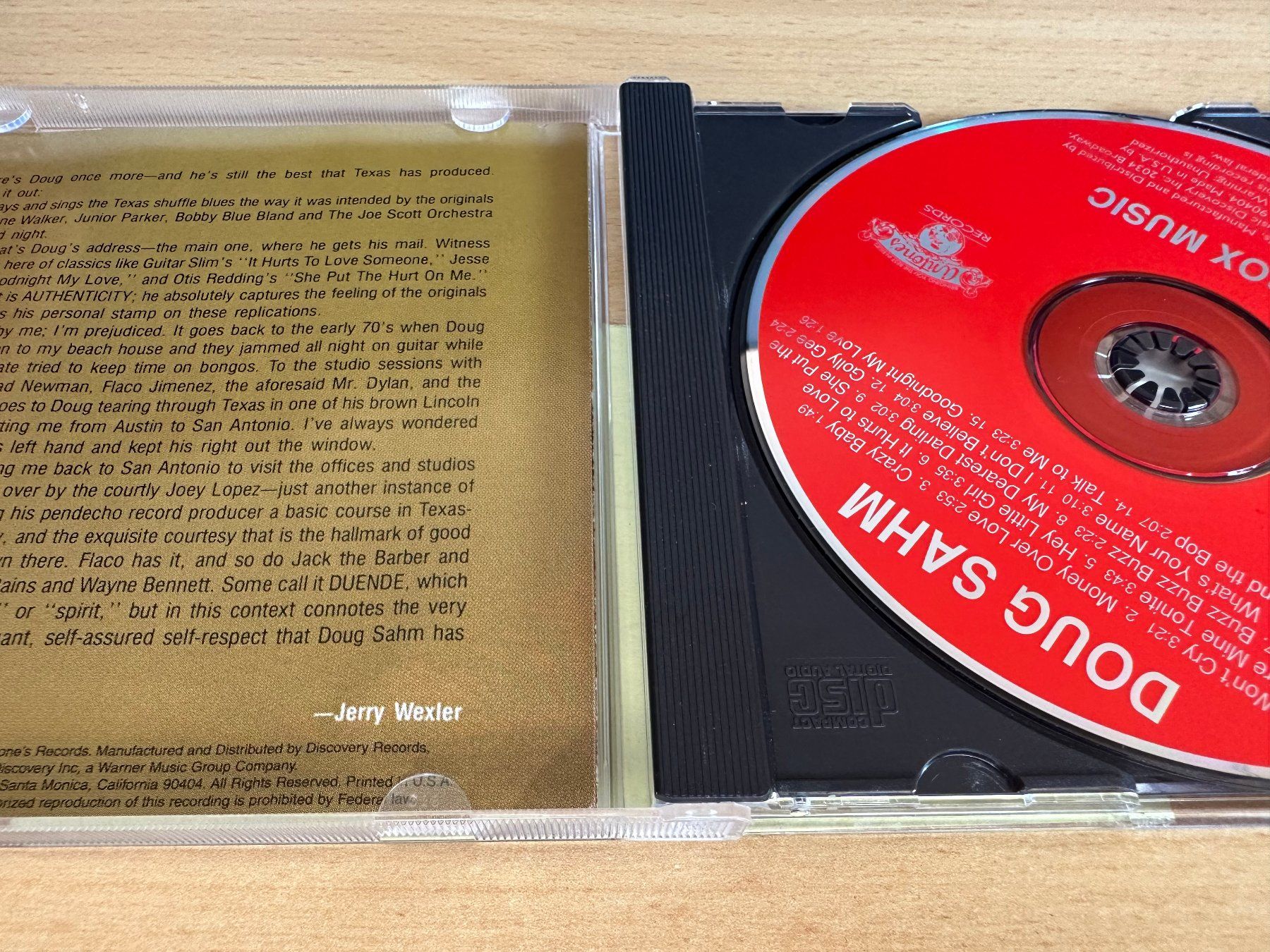 CD: Doug Sahm – Juke Box Music – Usato da Rikon im Tösstal venduto da Alpenmutz 2