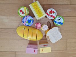 Holz Spielzeug Kinderküche "Frühstück"