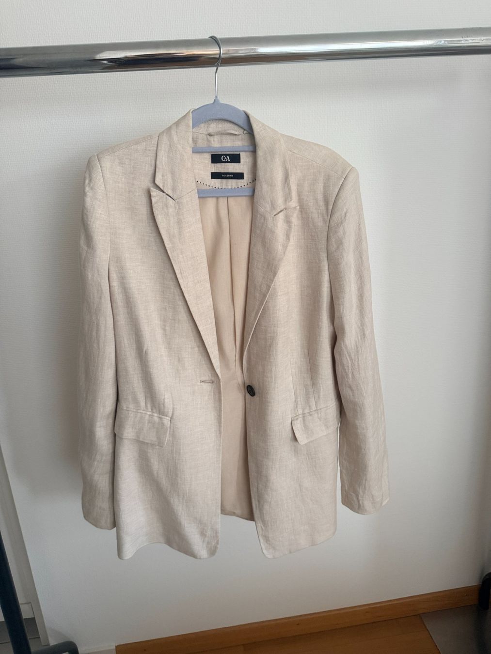 C&A Giacche: Leinen Blazer Ecru - Gr. 38 – Usato da Neerach venduto da topshotta 3