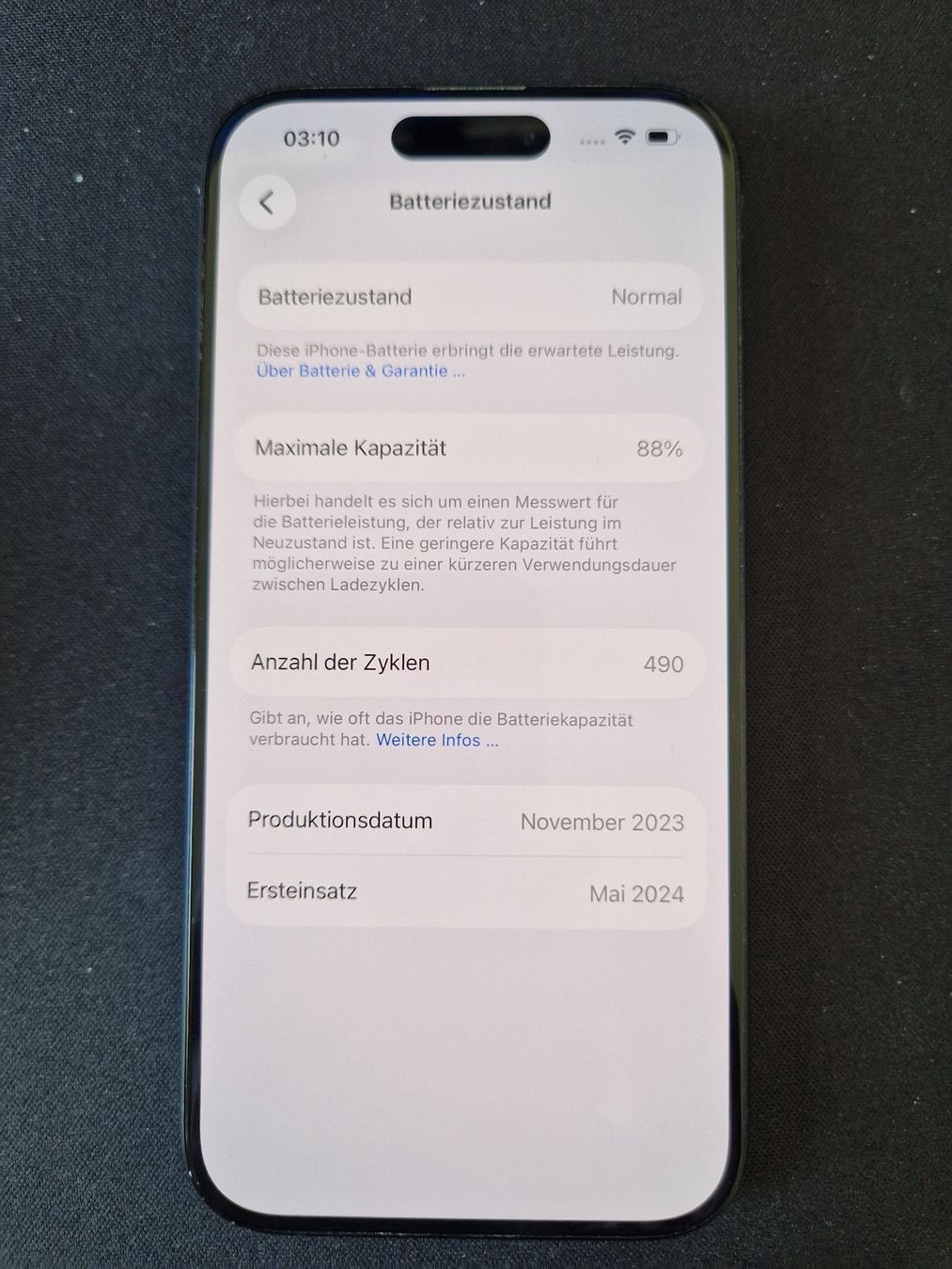 Apple Handys / Smartphones: iPhone 15 Pro, Titanium Blue, 256GB – Gebraucht aus Bubikon von Toregon6 3