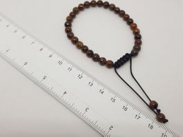 Tigerauge Stein Armband 6mm Neu und ungetragen