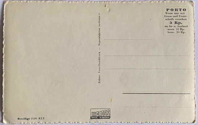 Cartes postales: AK St. Peterzell - Probstei und "rotes Haus" – D'occasion à Gundetswil par Egro100 1