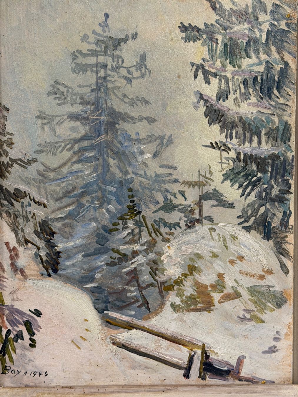 Dipinti: Hanni Bay 1946 ÖlGemälde – Usato da Basel venduto da PAUL_ART 2