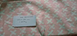 Sommersweat-Stoff rosa