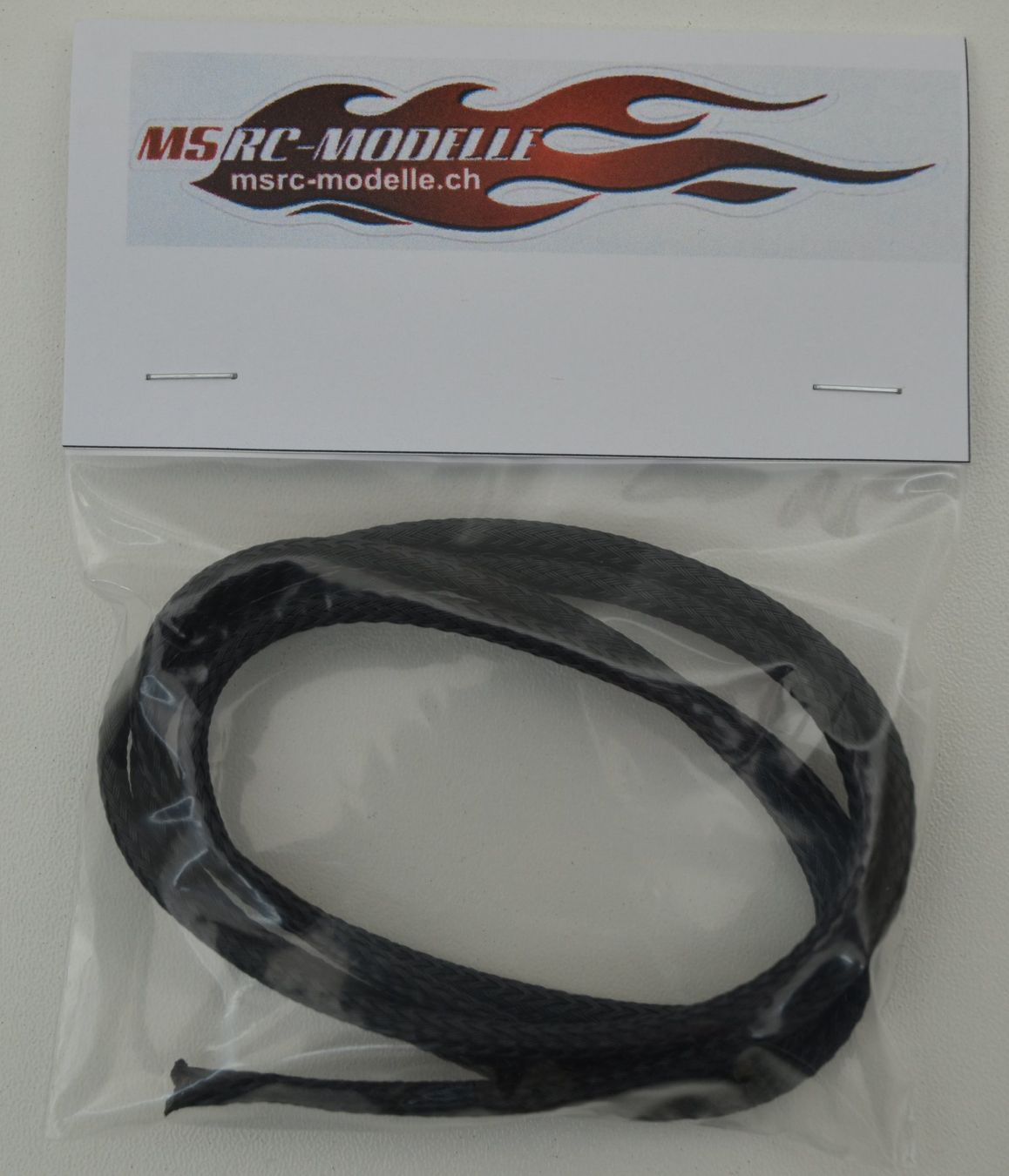 Modellismo RC: Geflechtschlauch 4-8mm 1Meter Schwarz – Nuovo e nell'imballaggio originale da Rüti venduto da MSRCModelle
