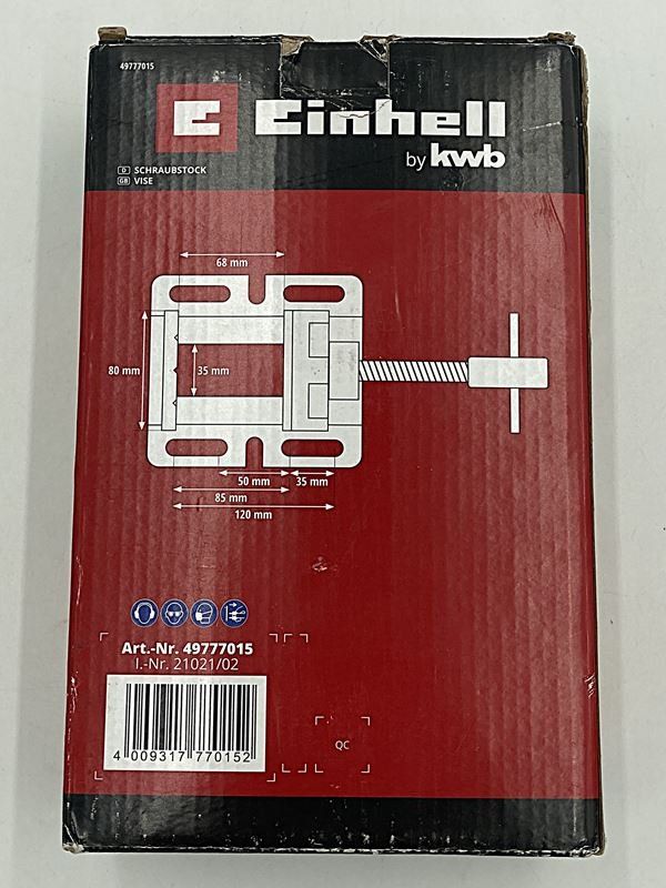 Einhell Alle Werkzeuge: EINHELL | Schraubstock | 80 mm | Grau – Neu (gemäss Beschreibung) aus Wittenbach von Restwert_St-Gallen 1