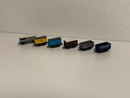 Englische / Britische Güterwagen 6 Stück