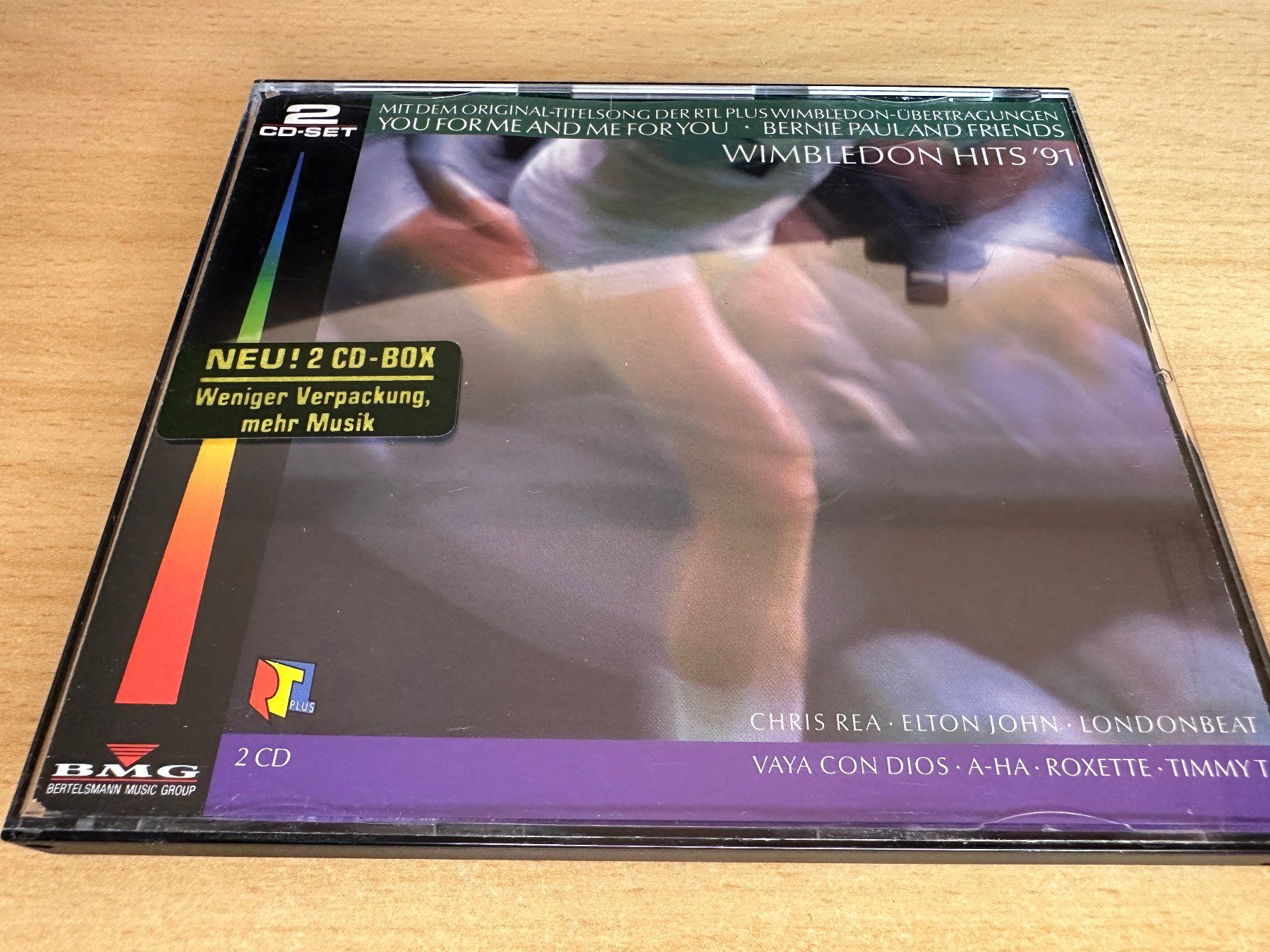 CD: Various – Wimbledon Hits '91 - 2 CD – Usato da Rikon im Tösstal venduto da Alpenmutz