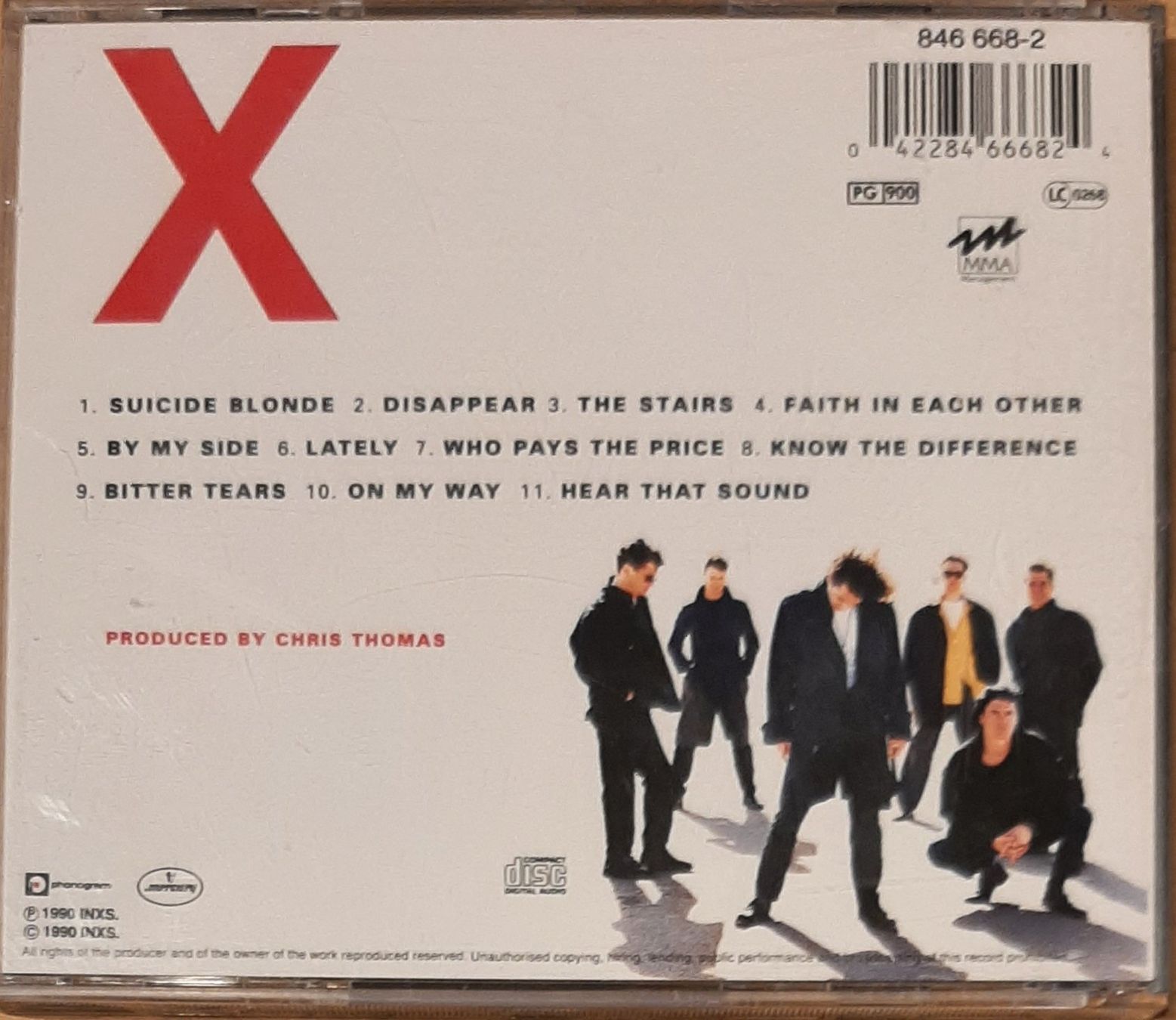 CDs: INXS - X, AUS Rock CD Album 1990 – Gebraucht aus Schönenberg TG von Gregordini 1