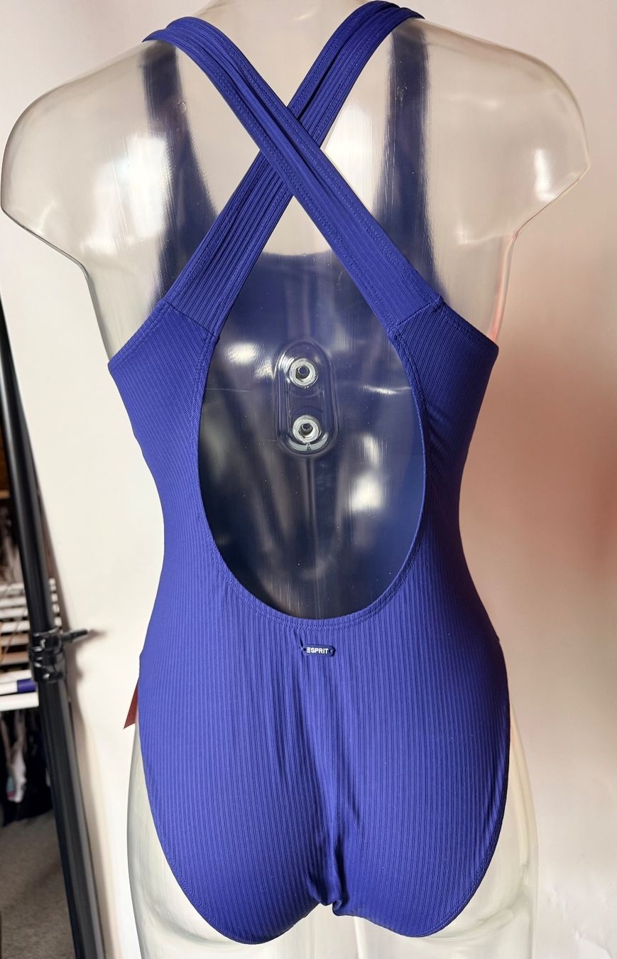 Esprit Costumi da bagno & Bikini: ESPRIT, Badekleid, Grösse 40, Farbe Dunkelblau – Nuovo e nell'imballaggio originale da Rudolfstetten venduto da gst_g7xl 2