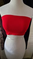 Rotes Bandeau-Top, Gr. M/L