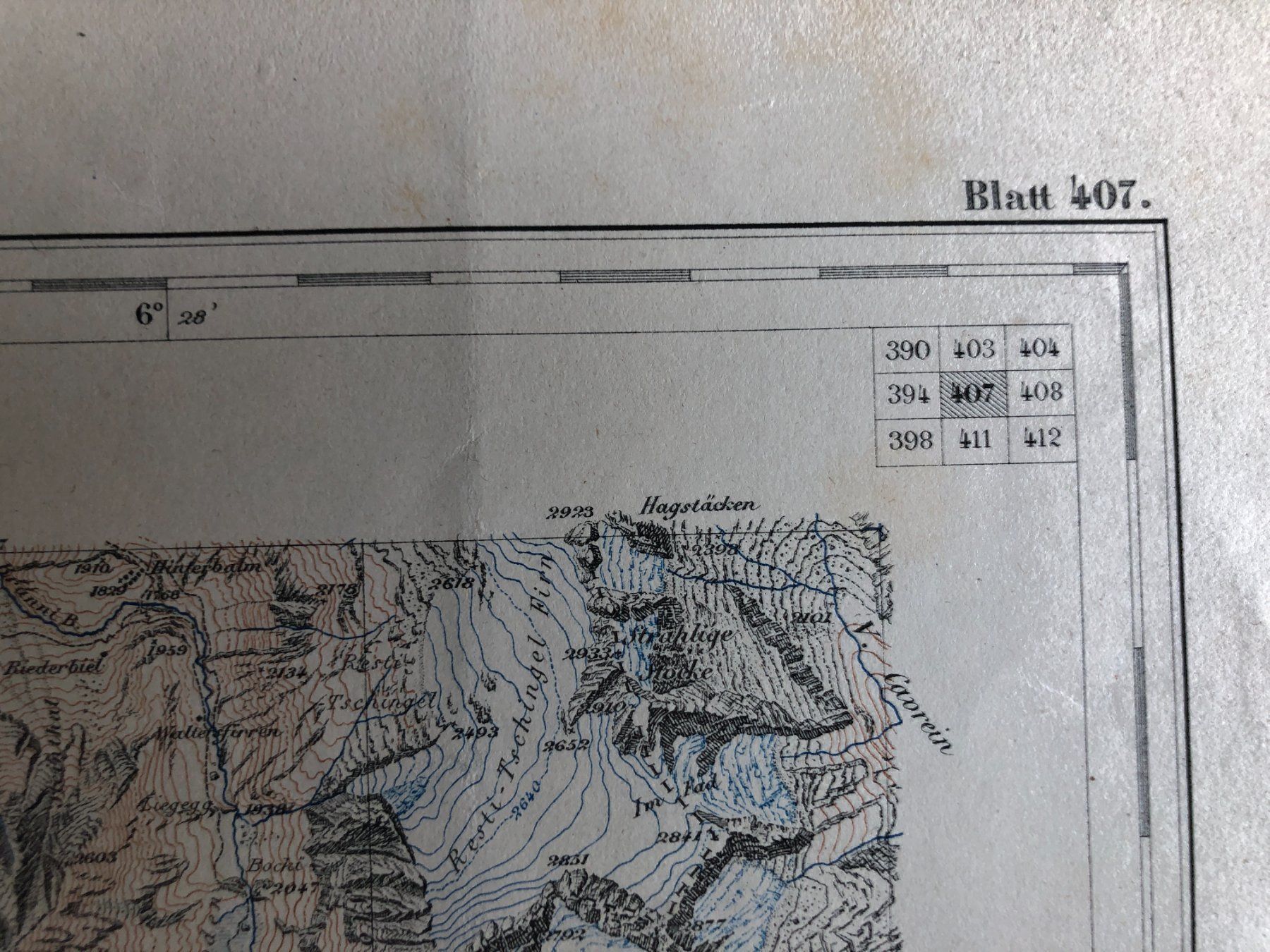 Cartine & Atlanti: Siegfriedatlas Bl. 407: Amsteg – Usato da Zürich venduto da allp 4