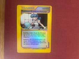 Pokemon Krankenschwester Trainer Karte Expedition Deutsch