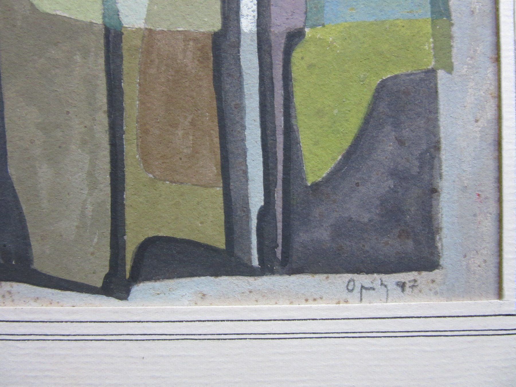 Foto & Immagini: FRANZ K.OPITZ ORIGINAL AQUARELL    SIGNIERT – Usato da Gersau venduto da kunst-online 2