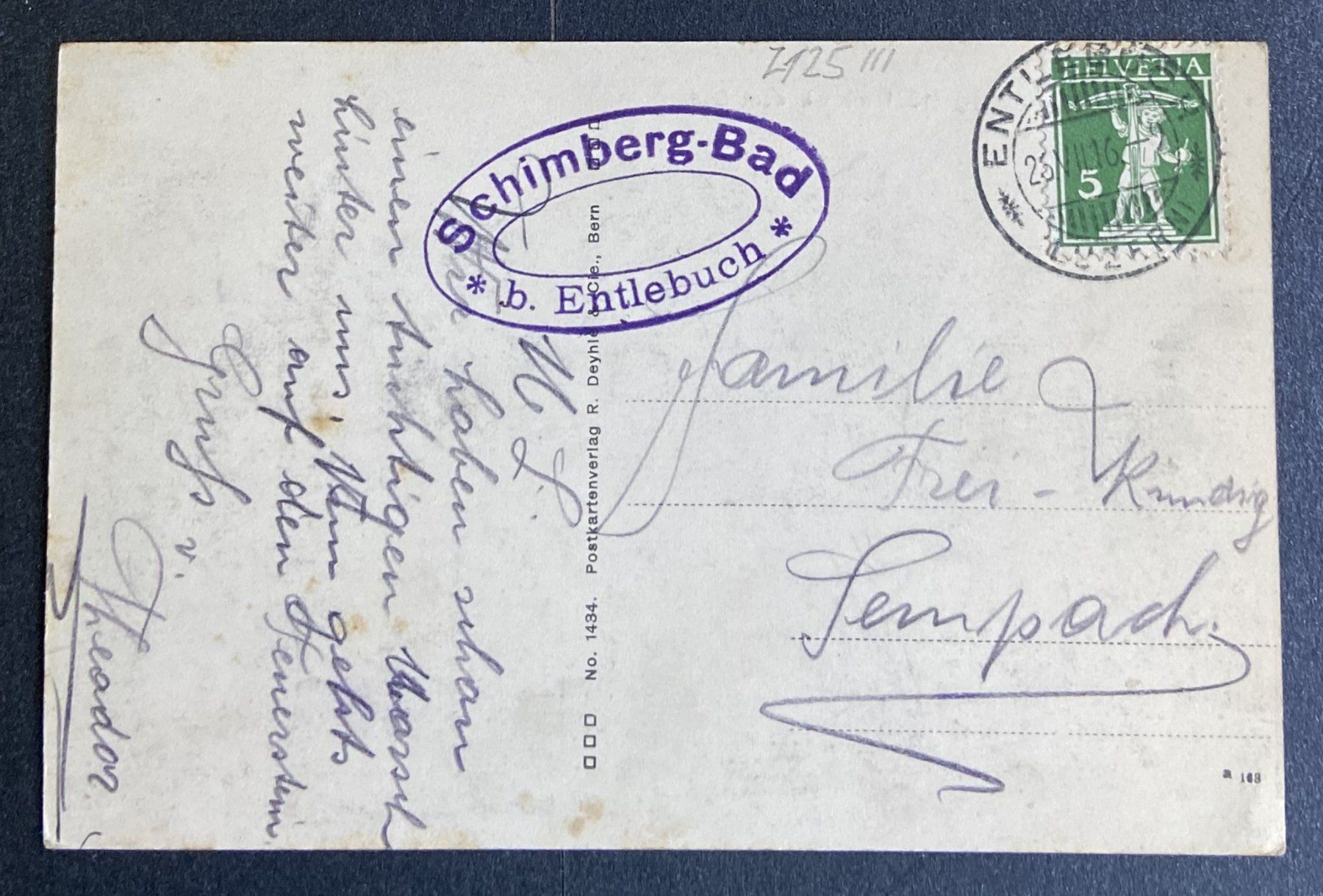 Cartoline postali: AK Der Schimberg mit Bad – Usato da Böckten venduto da Hansi36 1