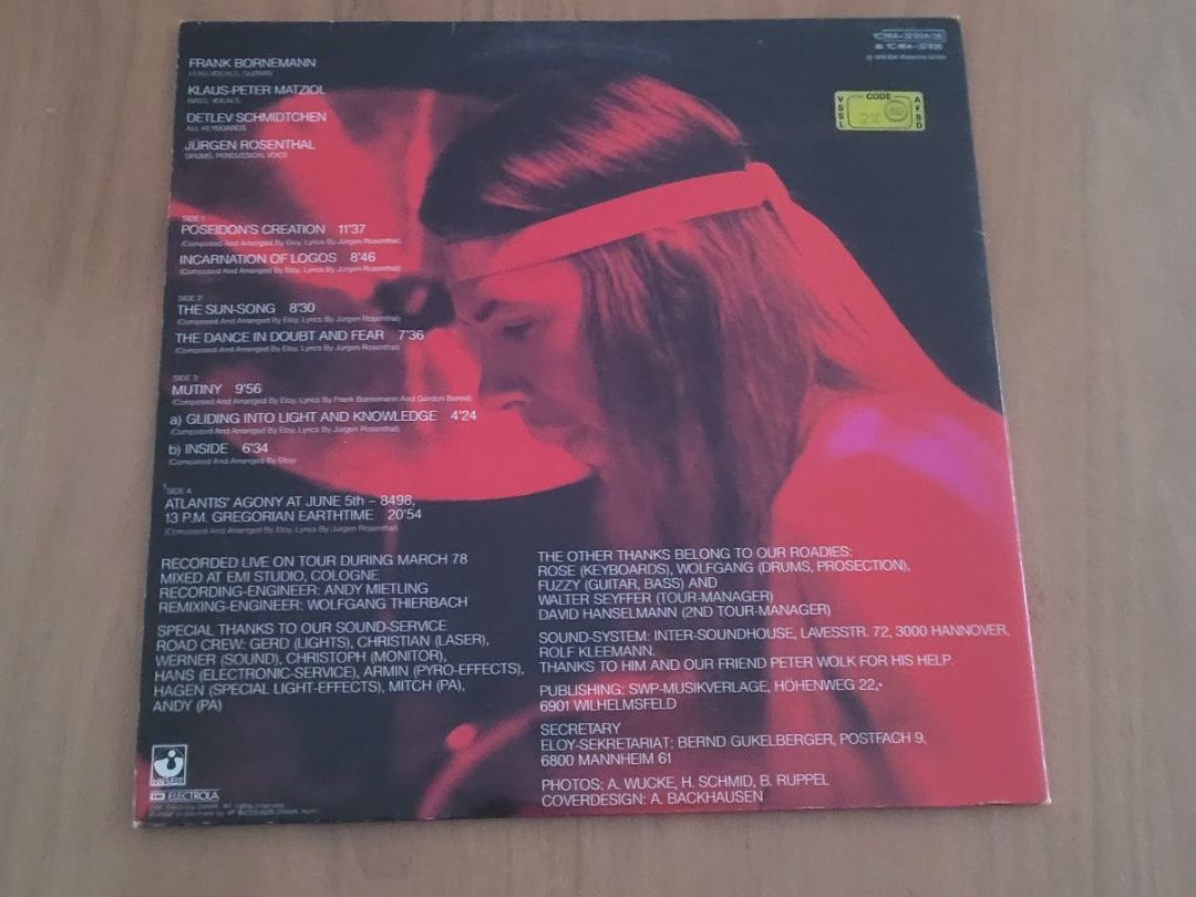 Dischi in vinile: DLP  Eloy – Usato da Martigny venduto da MZ-67 2