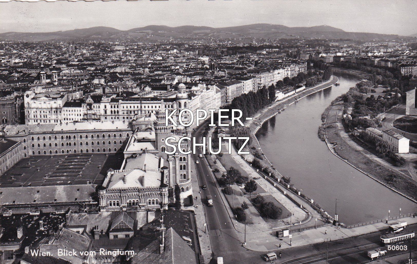 Cartoline postali: Wien (Blick vom Ringturm) /mp – Usato da Hombrechtikon venduto da Rudolf07