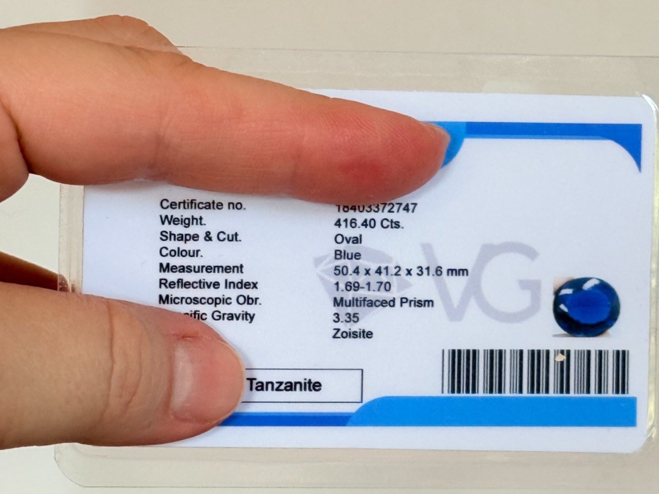 Minerali & Pietre curative: Certified 416.40 Ct Oval Cut Loose – Nuovo e nell'imballaggio originale da Genève venduto da AWWA 9