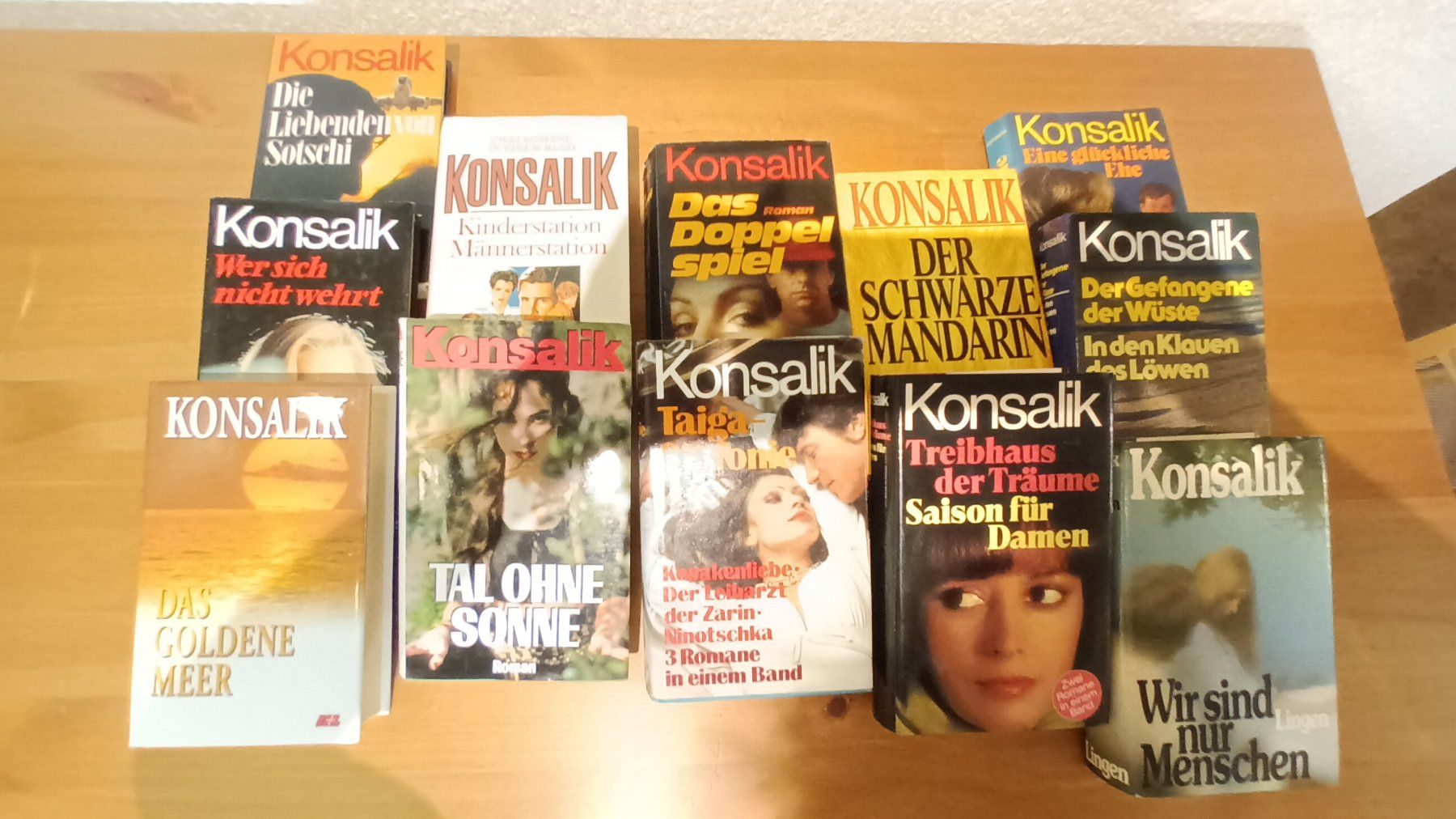 Bücher: Konsalik - Bücher, 12 Stück – Gebraucht aus Bern von Paul22