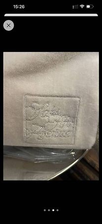 GREIGE SAKS FIFTH AVENUE OVERSIZED BEAUTY W.PIPING