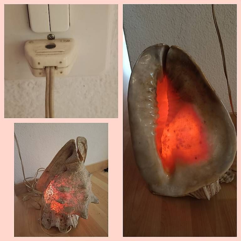 Lampen: Muschellampe – Gebraucht aus Adlikon b. Regensdorf von Gerie01