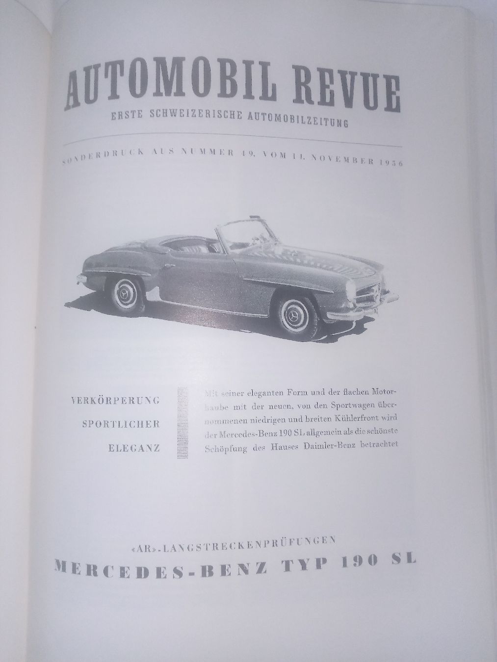 Mercedes-Benz Alle Autoersatzteile: Mercedes Benz 190 SL Buch/Doku – Gebraucht aus Zürich von hec_j689 1