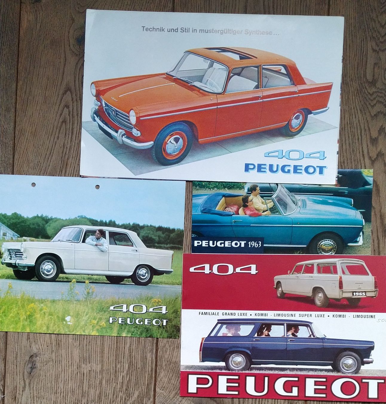 Peugeot Documenti: Peugeot 404 Prospekte – Usato da Safenwil venduto da efclassics