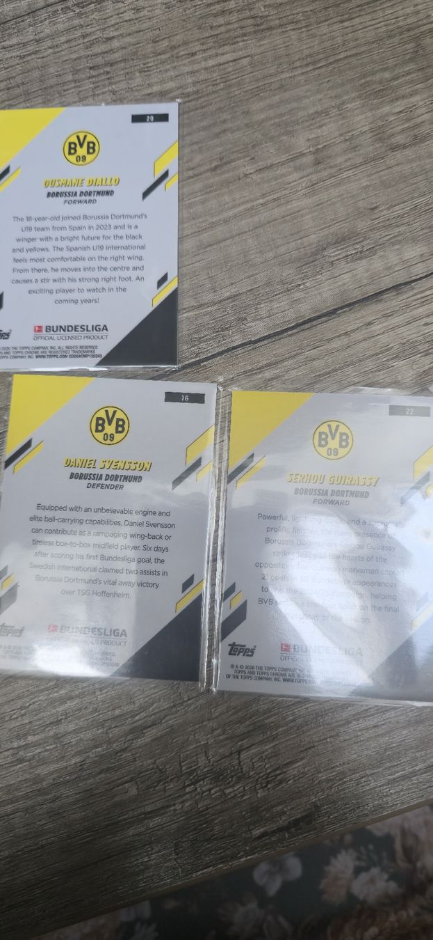 Topps Carte collezionabili: Topps Chrome BvB nummeriert Set zu 30 150 und 199 – Usato da Schinznach Dorf venduto da yve_f9px 1