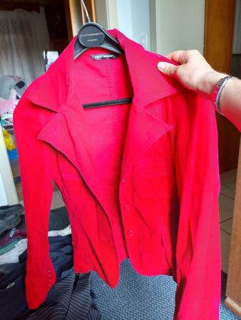 Blazer kurzblazer giacca rosso Tally Weijl S donna