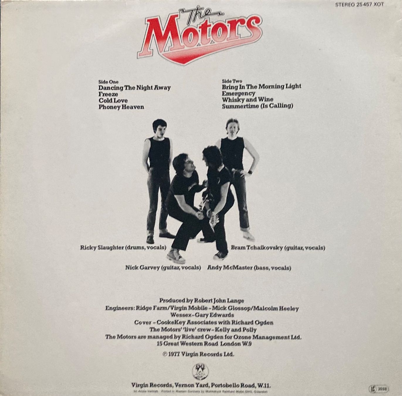 Schallplatten: THE MOTORS - 1 – Gebraucht aus Poliez-Pittet von Newtown-Records 1