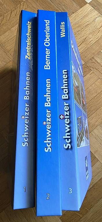Libri: 3 BÄNDE VON SCHWEIZER BAHNEN  1-3 – Usato da Visp venduto da Glaci2212 3