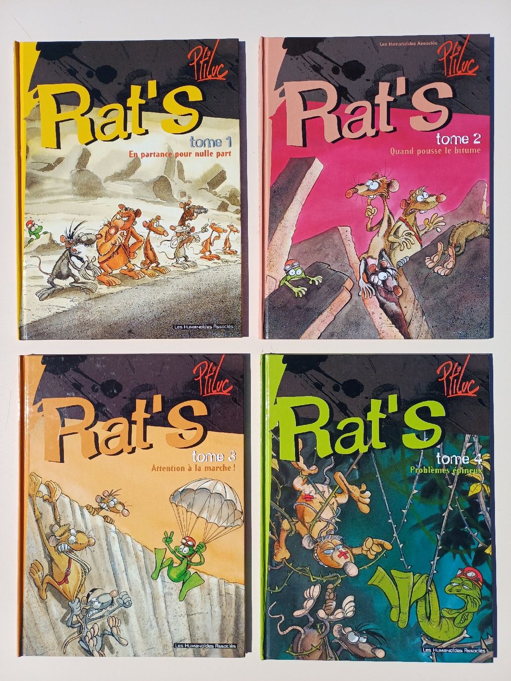 Fumetti: BD Ptiluc "Rat's" Tome 1,2,3,4,5 – Nuovo (secondo la descrizione) da Begnins venduto da Drastic-Sound
