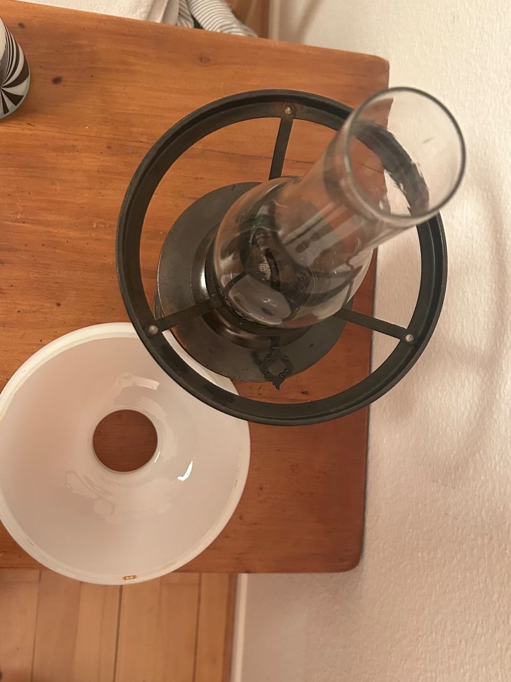 Lampade: antike Petroleumlampe (oder Öllampe) – Usato da Rorschacherberg venduto da Svebe 7