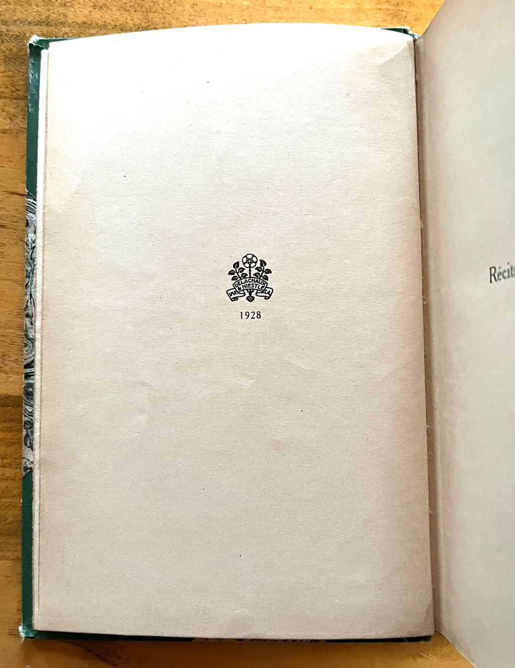 Bücher: Récits du Cosandier - 1928 – Gebraucht aus Renan BE von johncactus 5
