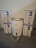 Philips Luftbefeuchter und 4x Filter neuwertig