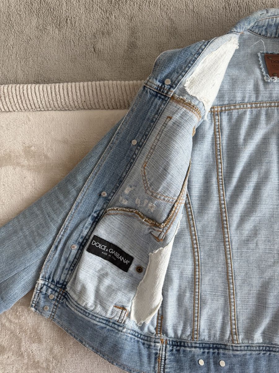 Dolce & Gabbana Giacche: Dolce & Gabbana Jeansjacke Grösse 46/S – Nuovo (secondo la descrizione) da Zug venduto da GillesAntibes 4