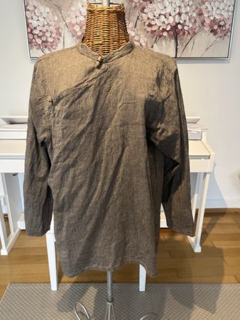 Leinentunika mit seitlichen Knöpfen, 40/42