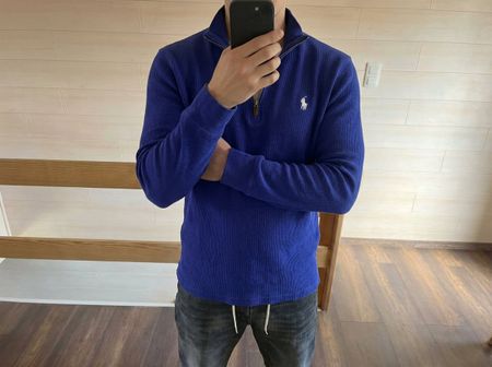 Ralph Lauren Half Zipper Blue