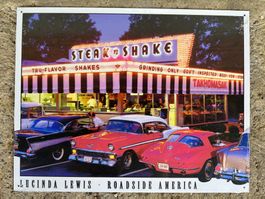 Steak house diner Chevrolet corvette bel air Oldtimer classi