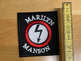 Marilyn Manson Patch Sticker Aufnäher Metal Rock Band