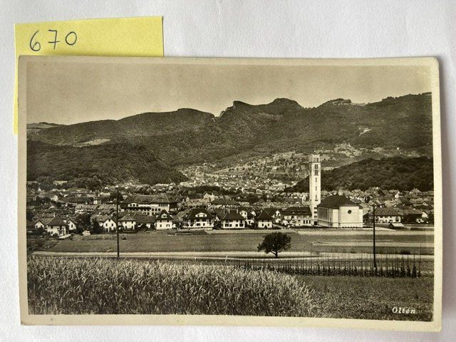 Ansichtskarten: alte Ansichtskarte Olten – Gebraucht aus Niederwil AG von dahu75