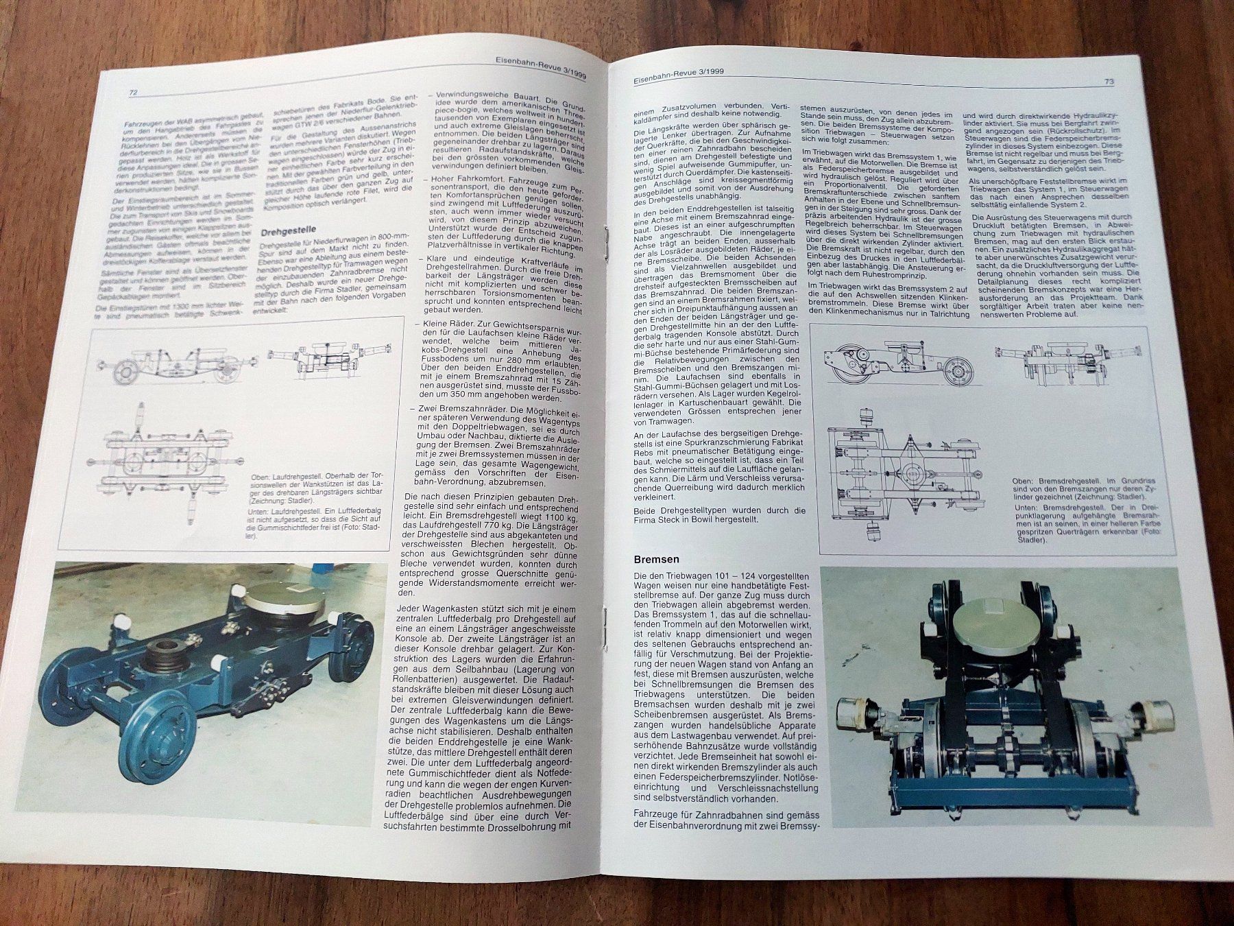 Riviste & Magazine: Stadler - Wengernalpbahn BDt 241-244 – Usato da Schönenwerd venduto da Steidi 3