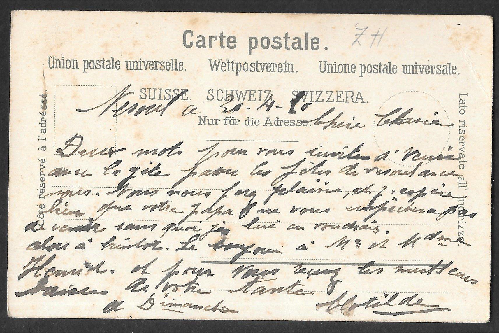 Cartoline postali: Zürich Rathausquai – Usato da Olten venduto da clotaldi 1