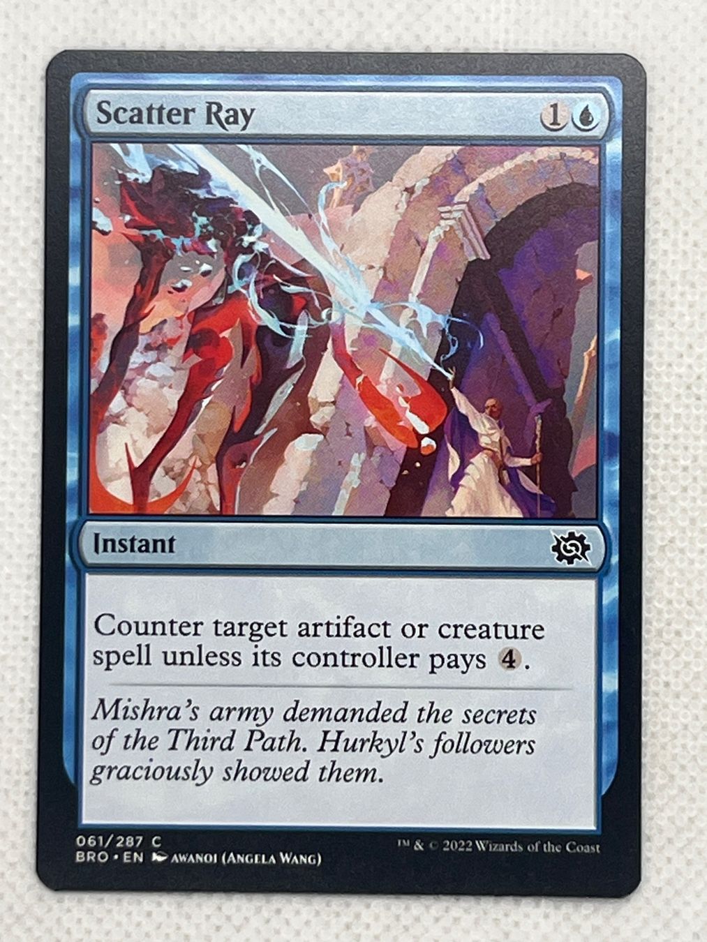 Magic The Gathering Sammelbilder & Trading cards: MTG Scatter Ray BRO 61 Common – Gebraucht aus Hinterkappelen von Kim1992