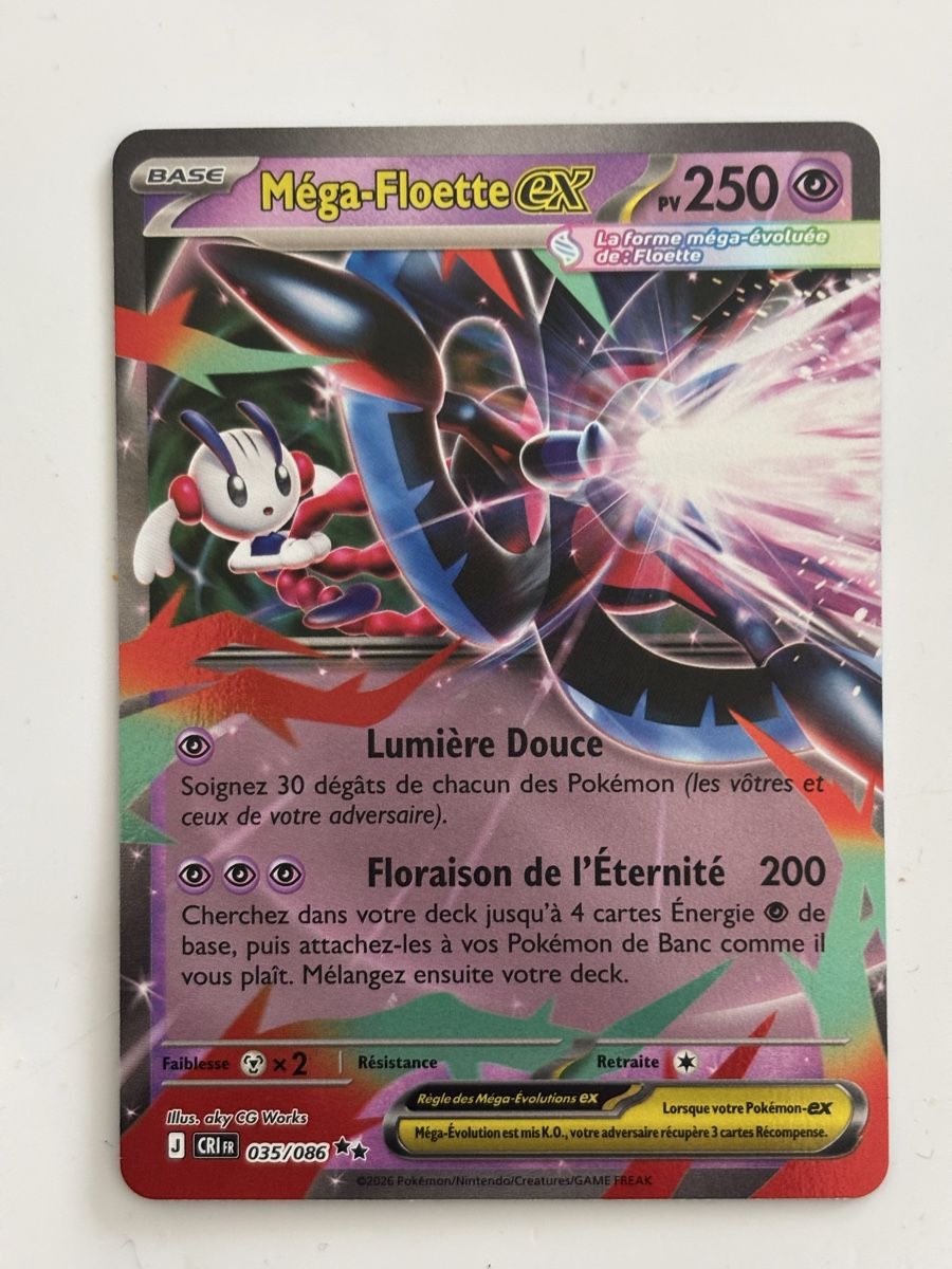 Pokémon Carte collezionabili: Carte Pokémon MEGA FLOETTE cri 035 fr – Nuovo (secondo la descrizione) da lausanne venduto da helderj