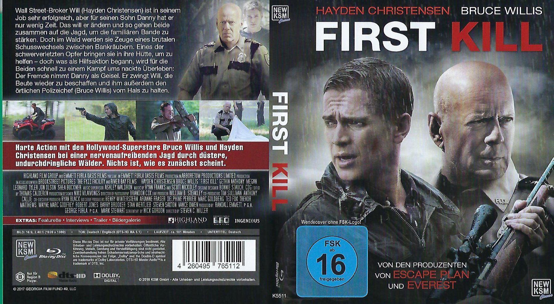 Tutti i DVDs: First Kill - Thriller mit Bruce Willis ,  Blu-ray – Usato da Sissach venduto da Greywolf61