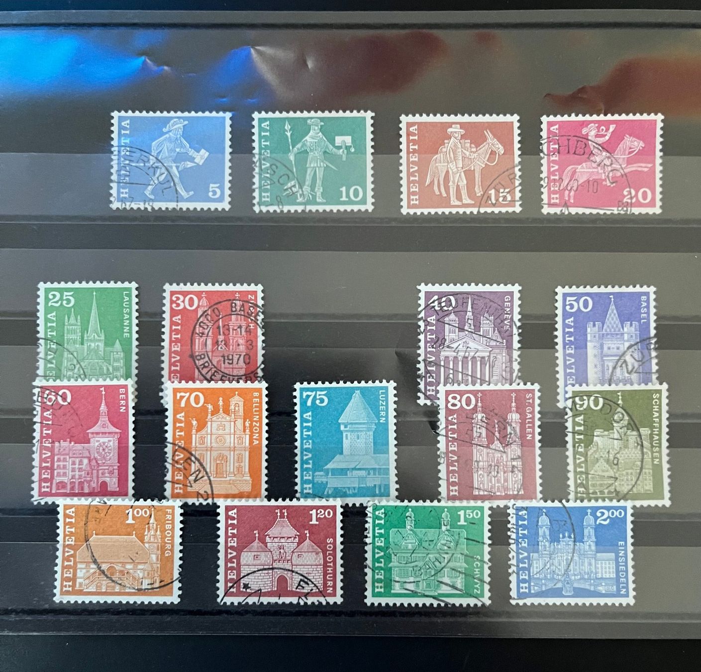 Tutti i francobolli: Briefmarken Schweiz gebraucht – Usato da Emmen venduto da codici