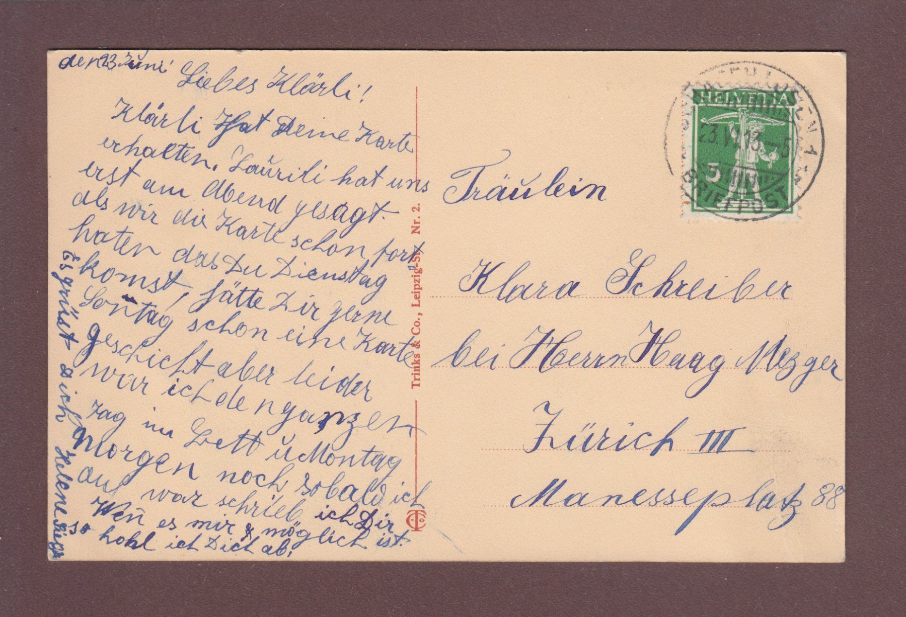 Cartoline postali: SCHAFFHAUSEN - Rhein - Munot - 1913 – Usato da Pully venduto da nicecards 1