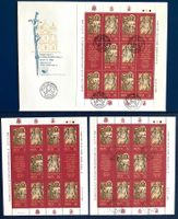 1990 Malta Besuch Papst  Bogensatz + FDC Mi-841-42 **+ET